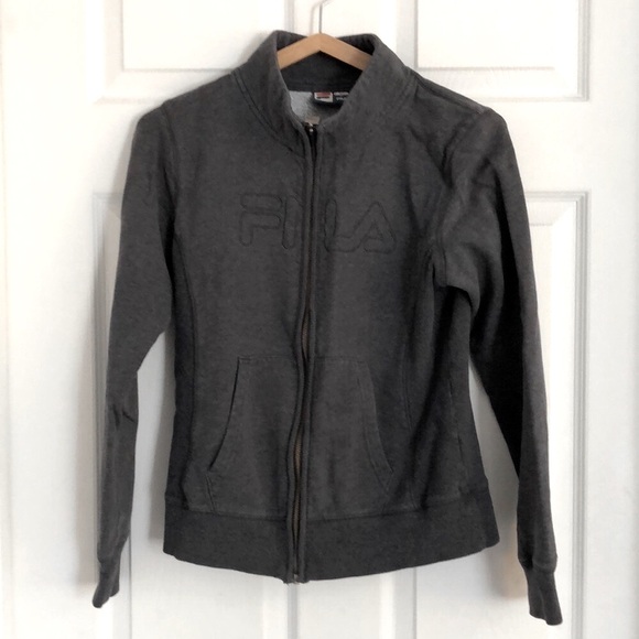 Grey Fila zip jacket - Picture 1 of 8